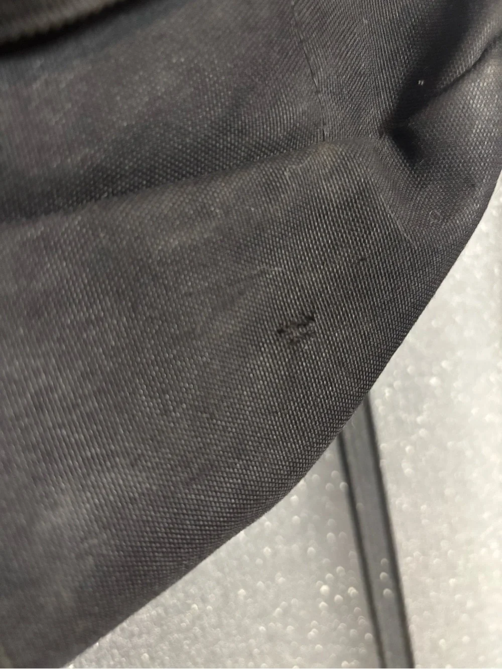 Jansport Black Backpack with Red Logo Patch - Picture 3 of 3